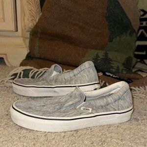 Vans Gray Slip-On Sneakers for women